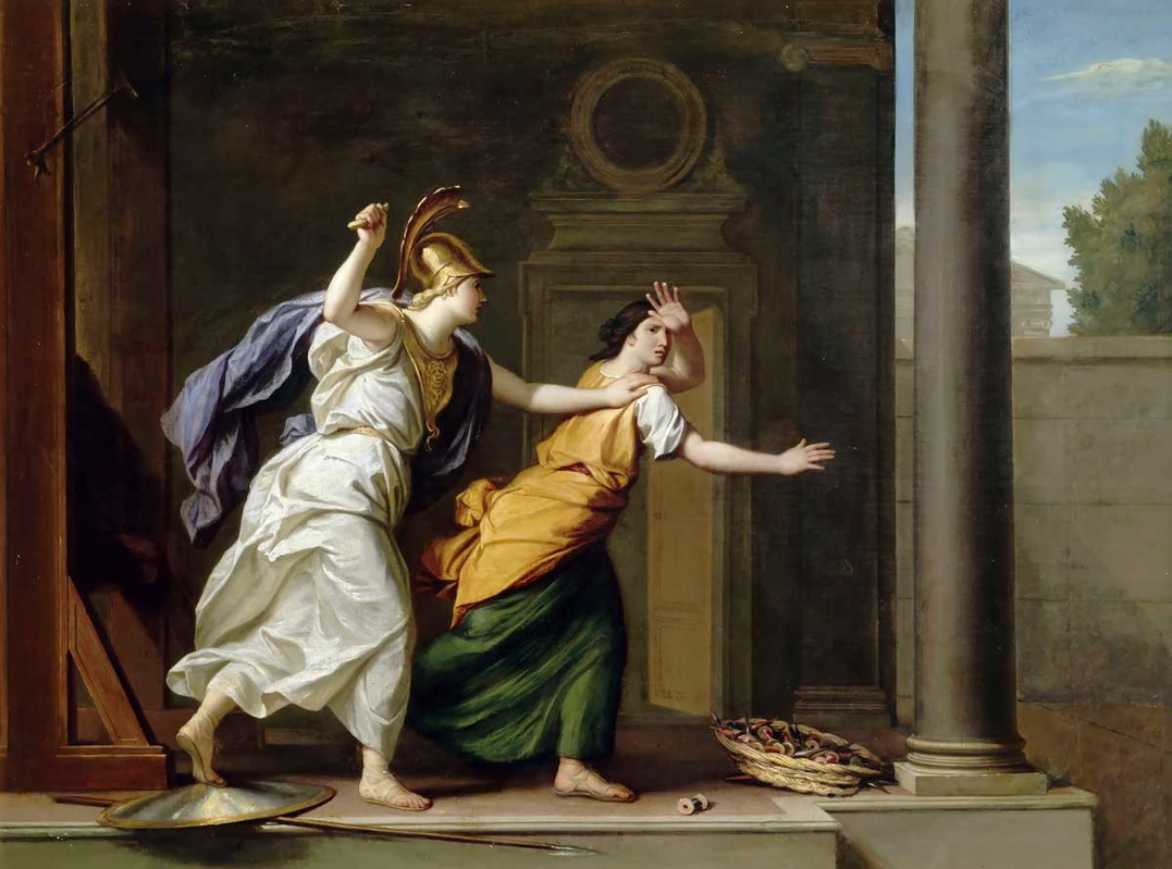 minerva arachne houasse