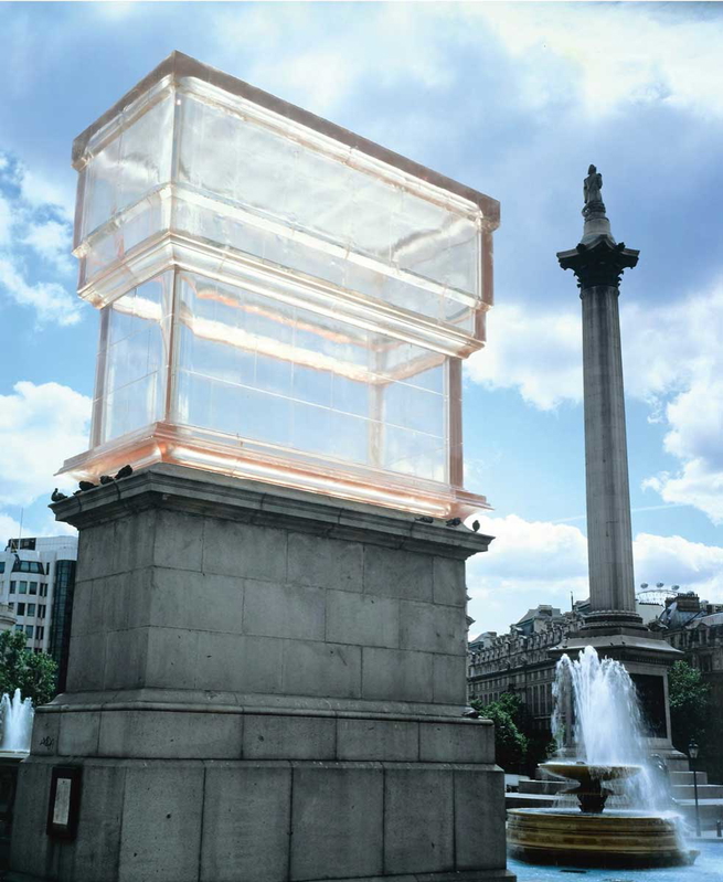 rachel whiteread memorial plinth resin