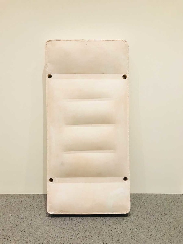 rachel whiteread shallow breath bed plaster