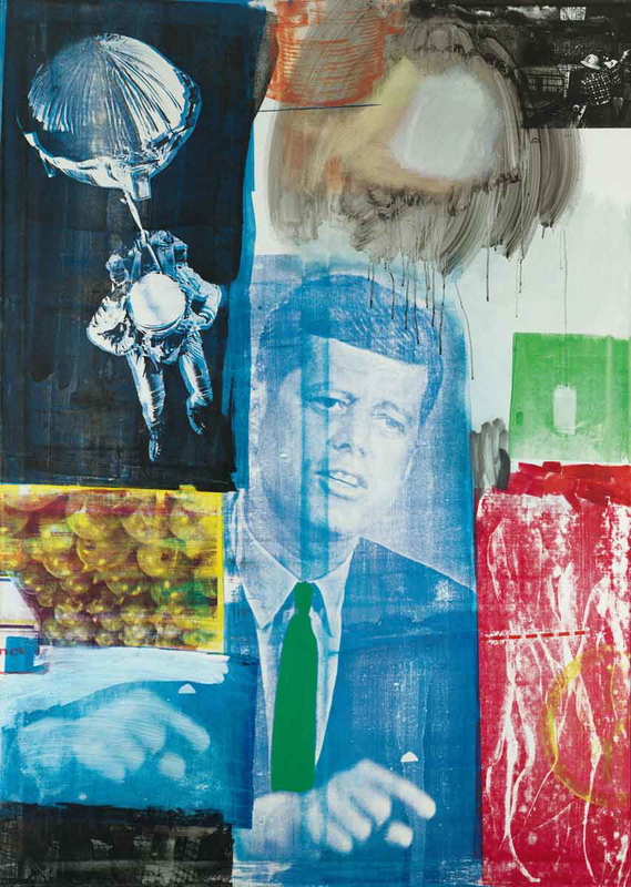 rauschenberg retroactive painting