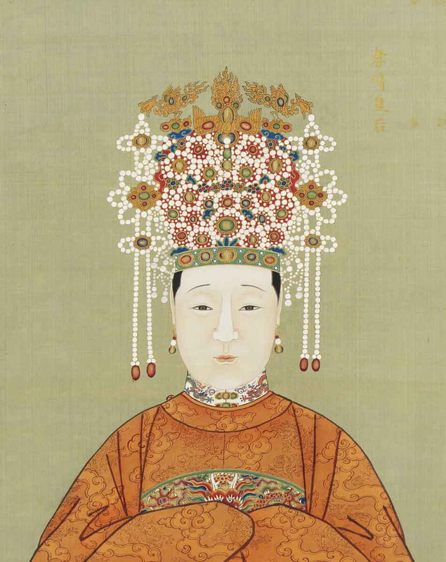 royal portrait empress dowager xiaojing imperial harems