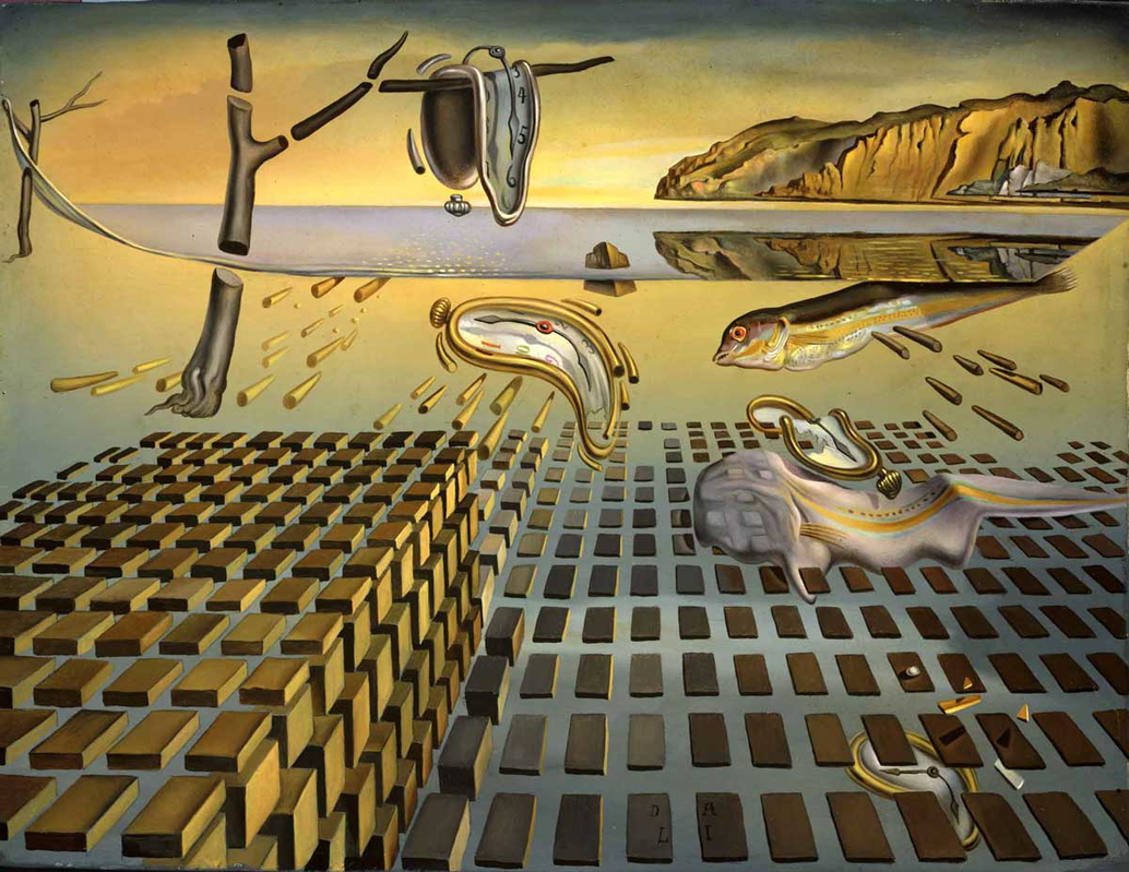 salvador dali desintegration