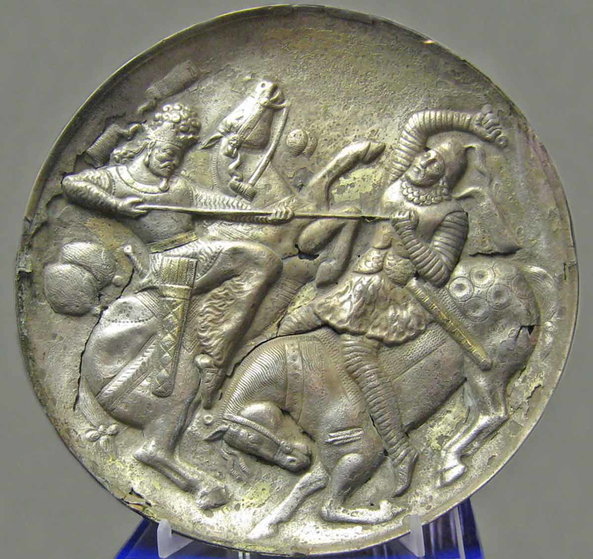 sasanian cataphracts plate