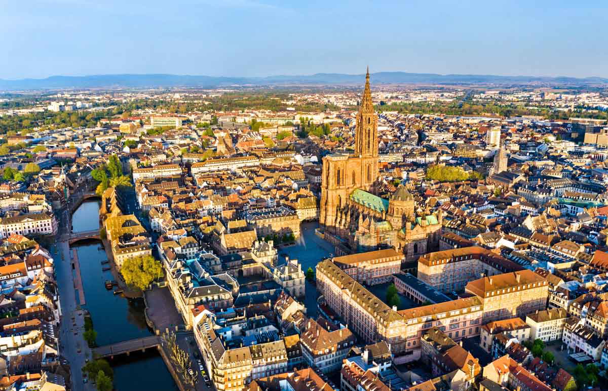 strasbourg from above
