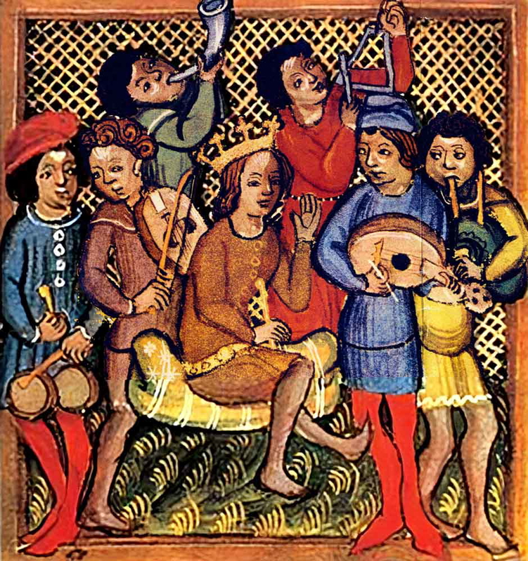 troubadours german painting