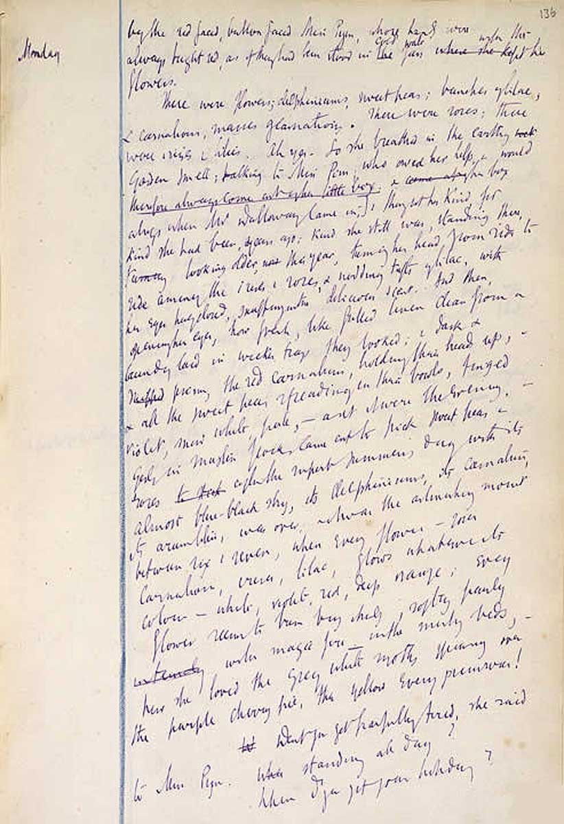 virginia woolf mrs dalloway manuscript