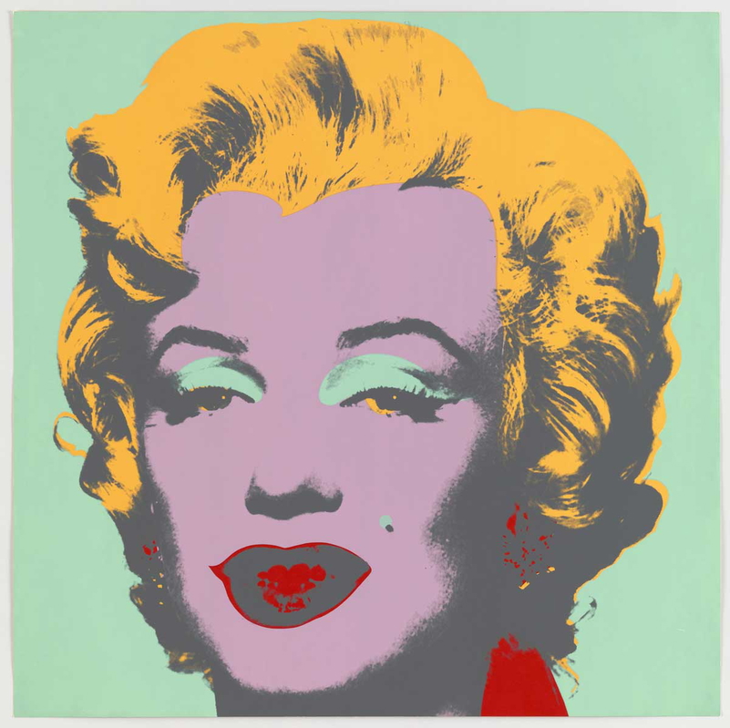warhol monroe print