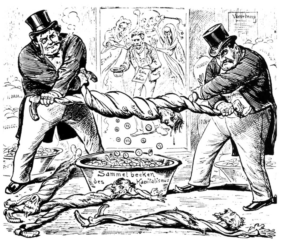 worker capitalist illustration