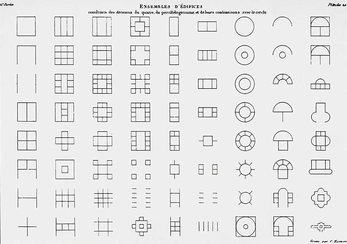 19th century architecture durand procedural design methods