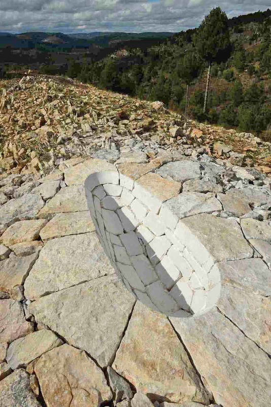 Andy Goldsworthy Sleeping Stones sculpture