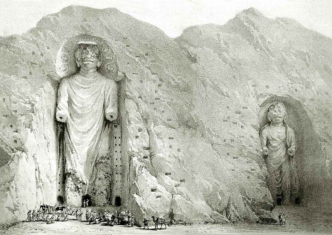 Bamiyan Buddhas Alexander Burnes 1832