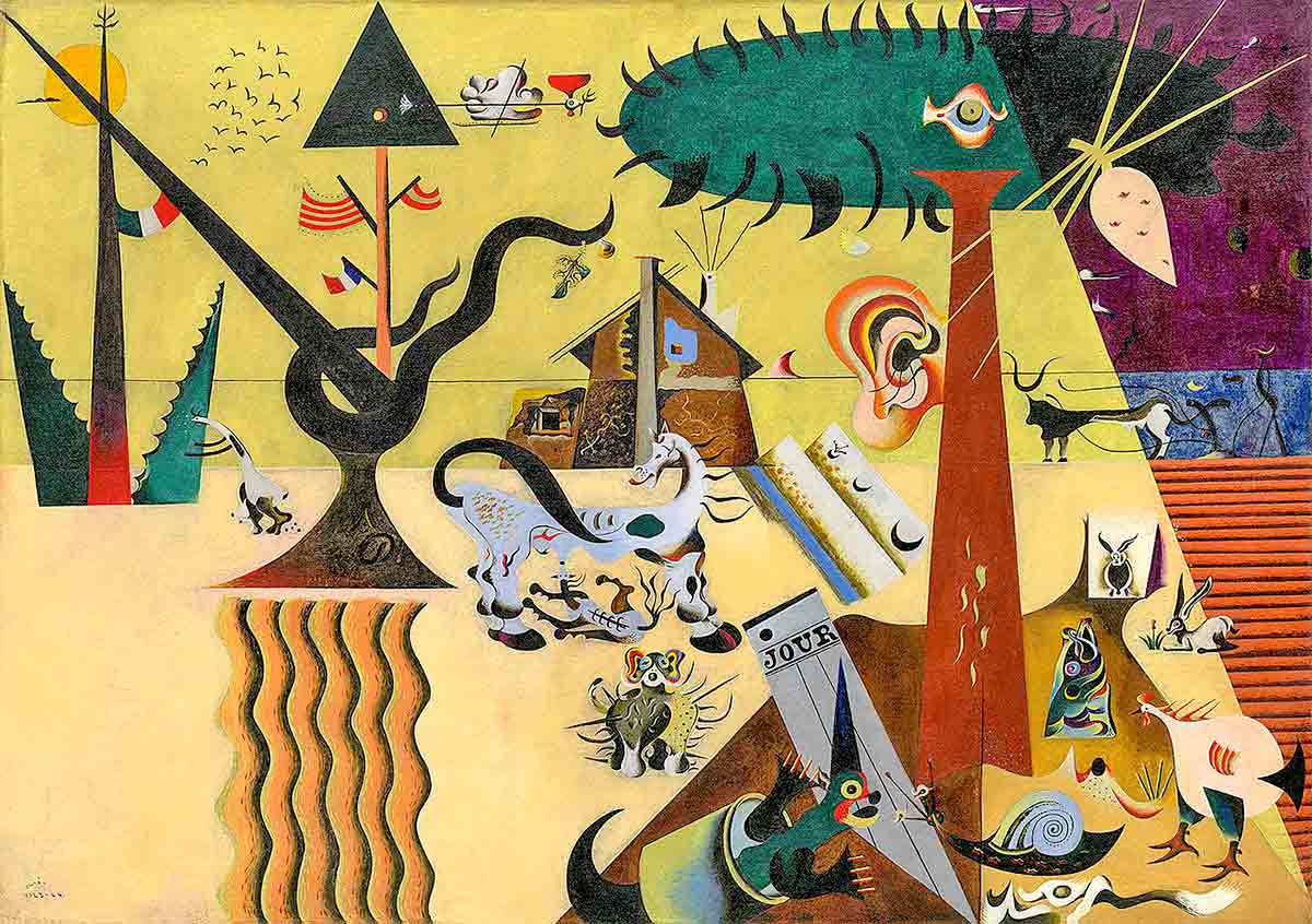 abstract artists miro field painting