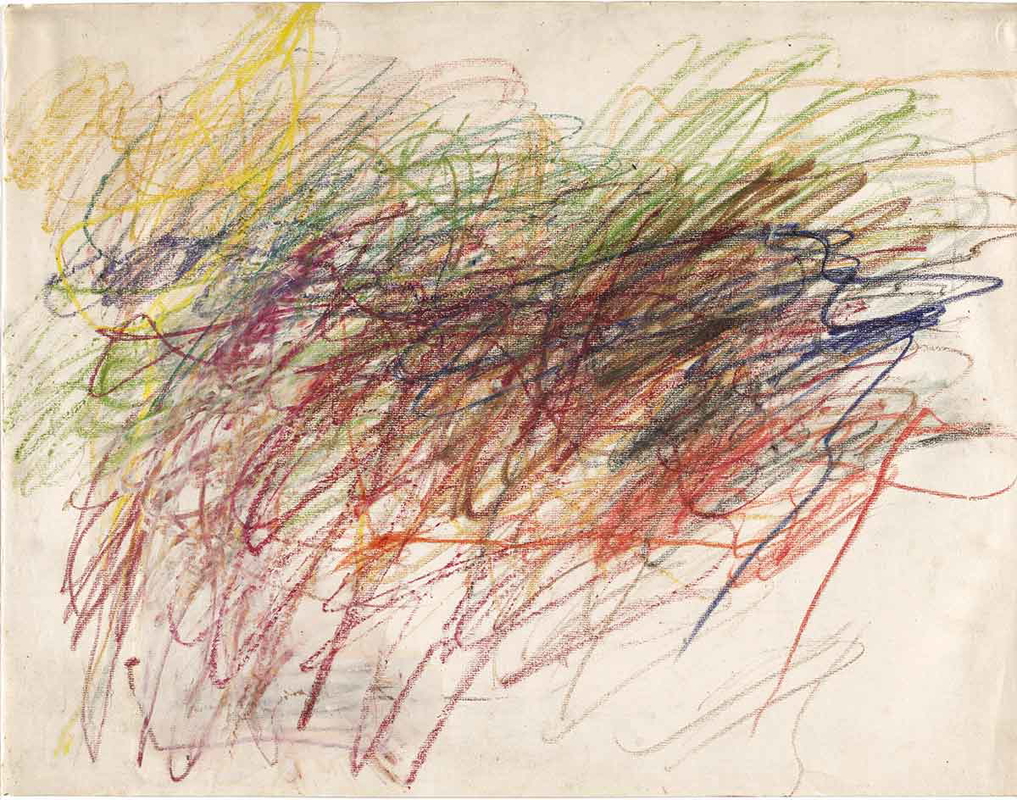 abstract artists twombly untitled painting