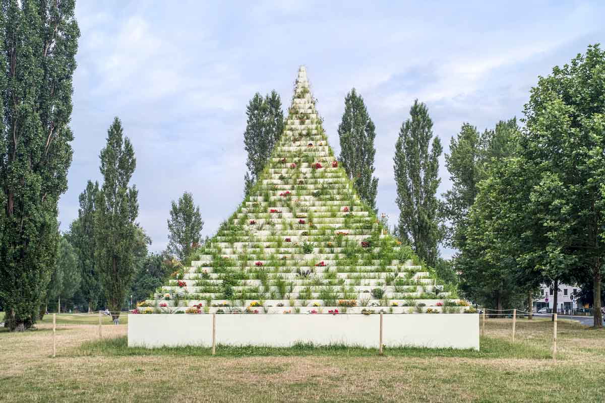 agnes denes living pyramid 2015 2017 documenta 14