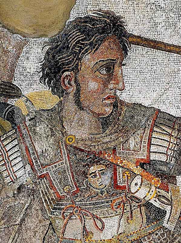 Mosaic of Alexander the Great, 100 BC