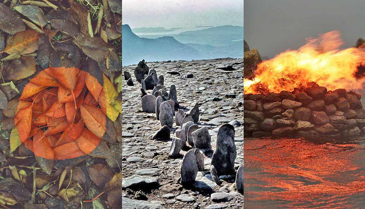 andy goldsworthy photo collage