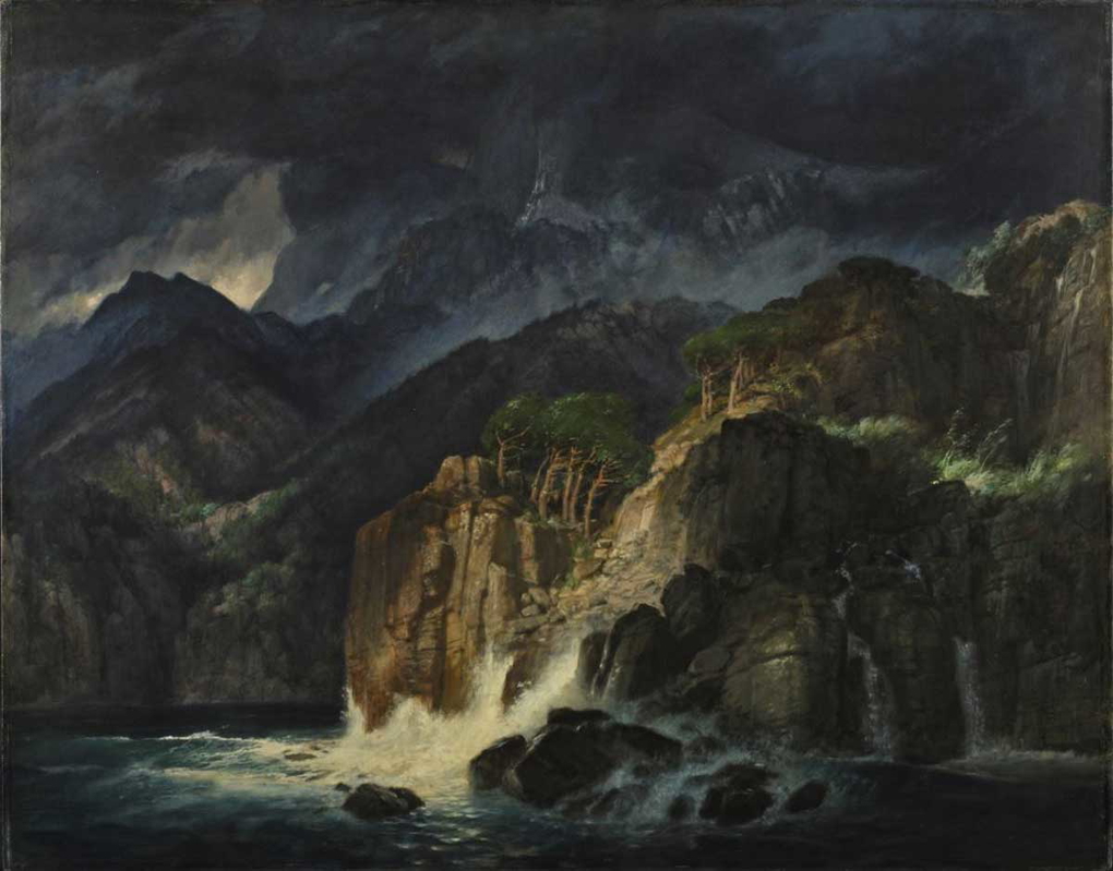 arnold bocklin chained prometheus painting