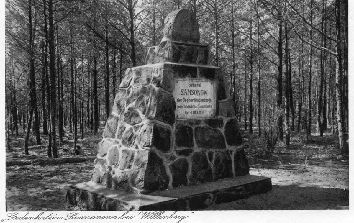 battle tannenberg monument samsonov