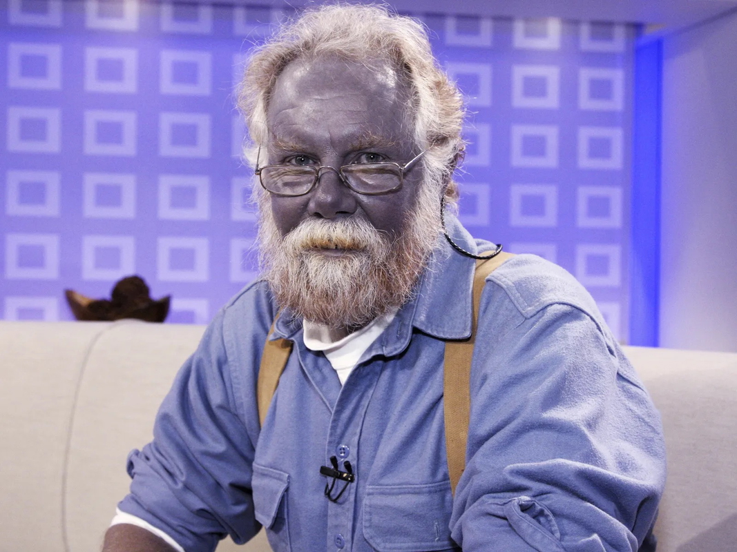 blue man paul karason