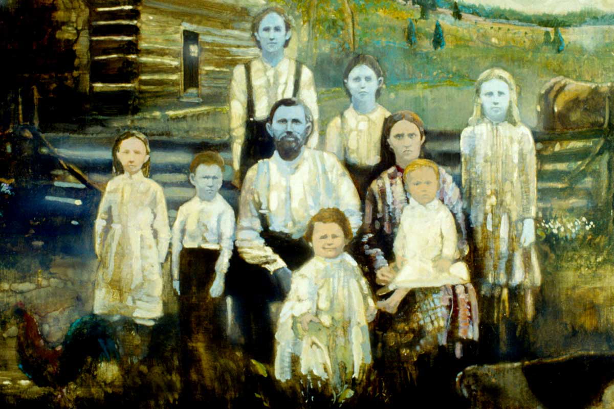 blue people of kentucky portrait