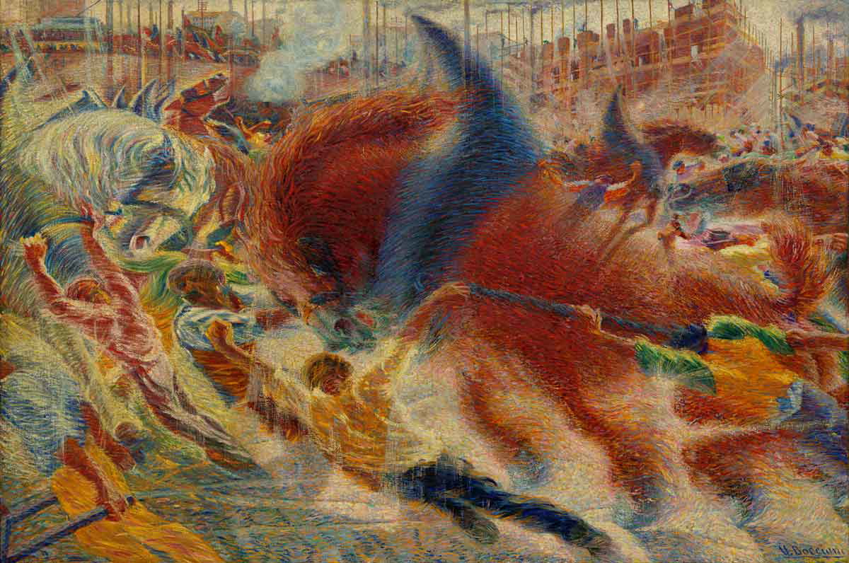 boccioni city painting 1910