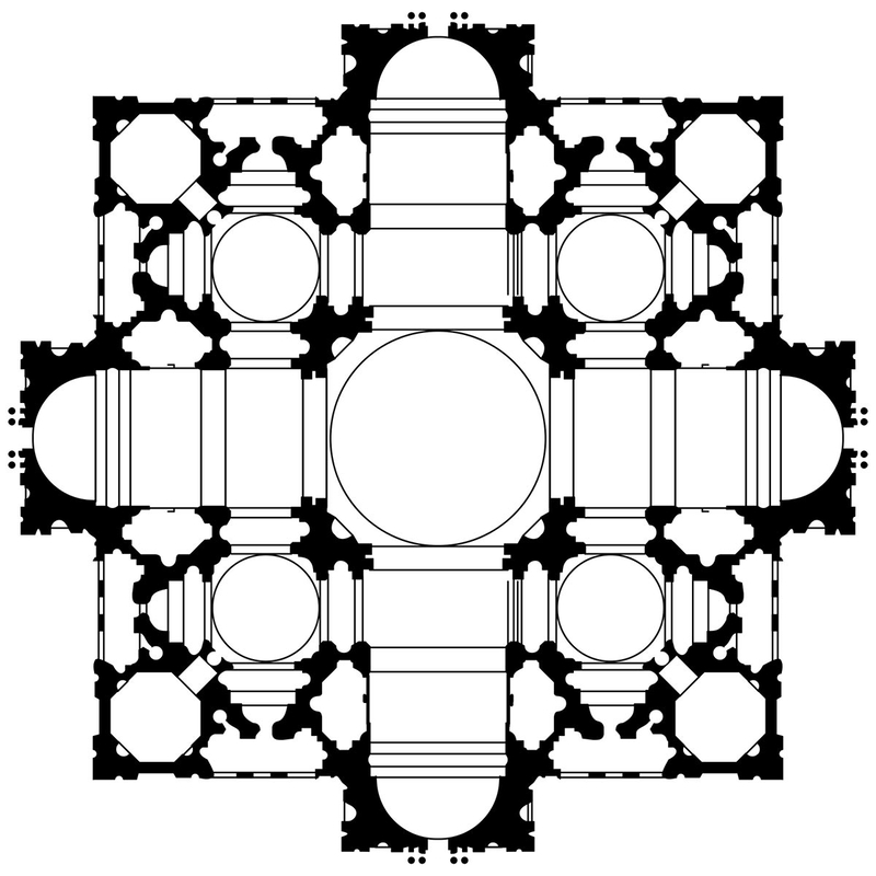 bramante st peter floor plan