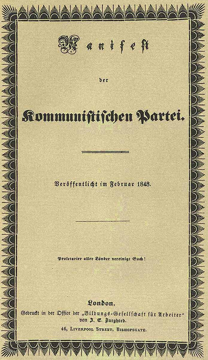 communist manifesto original cover