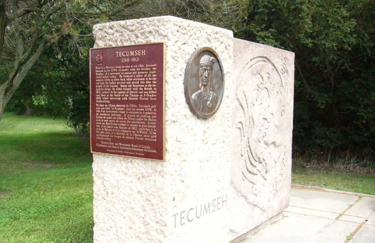 confederacy tecumseh monument