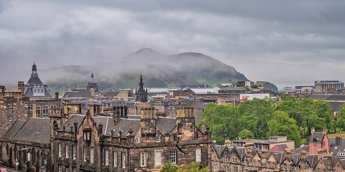 edinburgh colour panorama