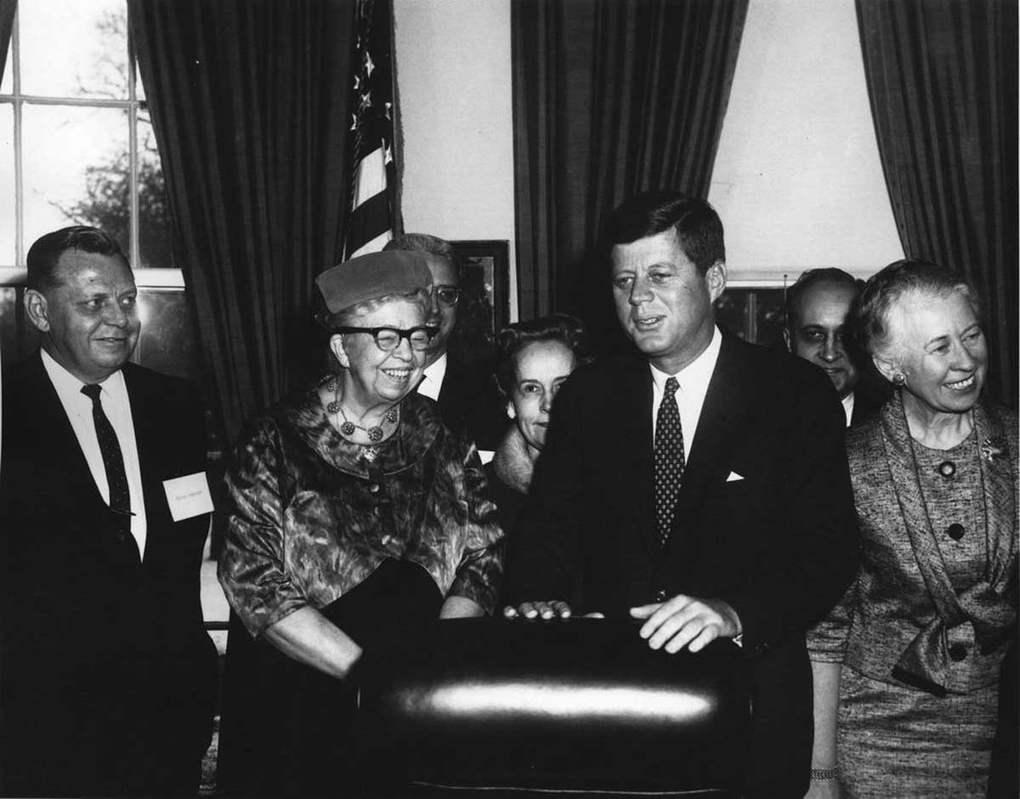 eleanor roosevelt john f kennedy 1960