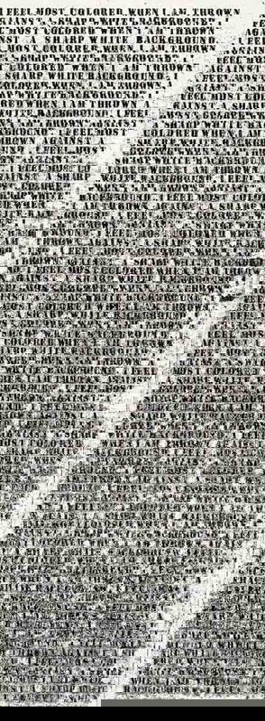 glenn ligon i feel most colored painting