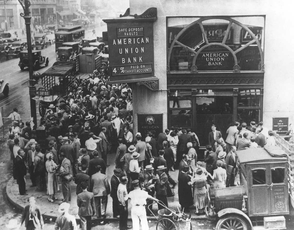 great depression bank