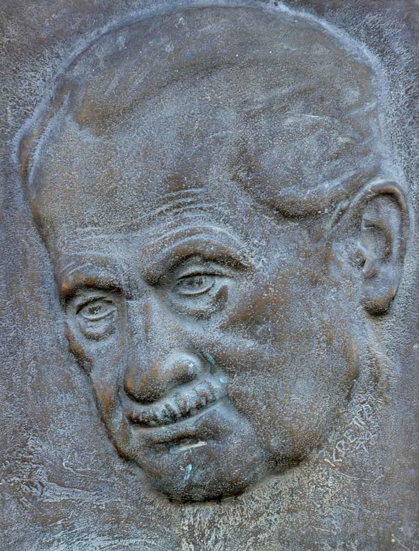 heidegger bronze plaque