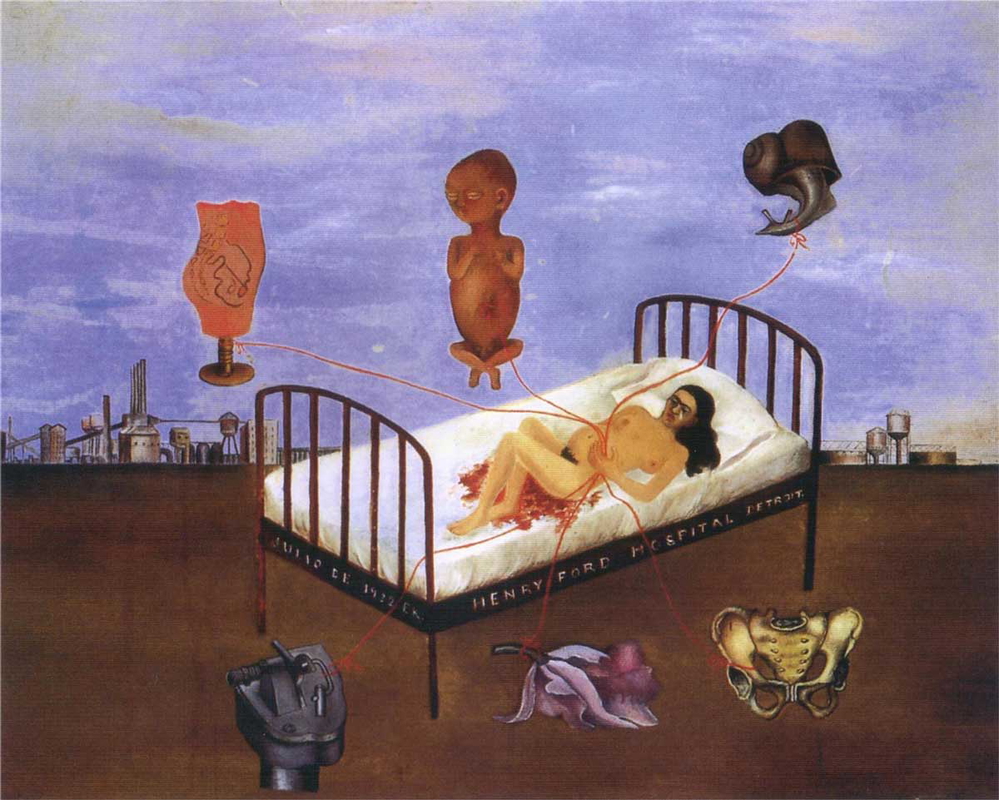 hospital bed kahlo