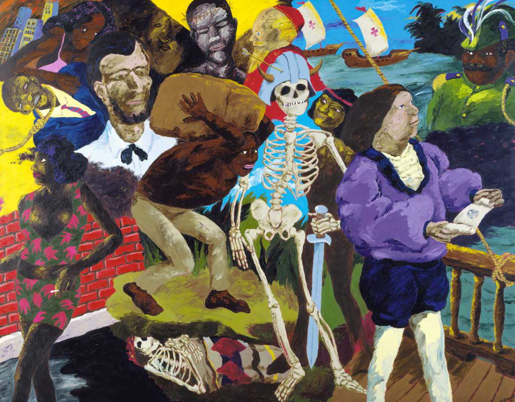 Knowledge of the past is key to the future Robert Colescott 1986