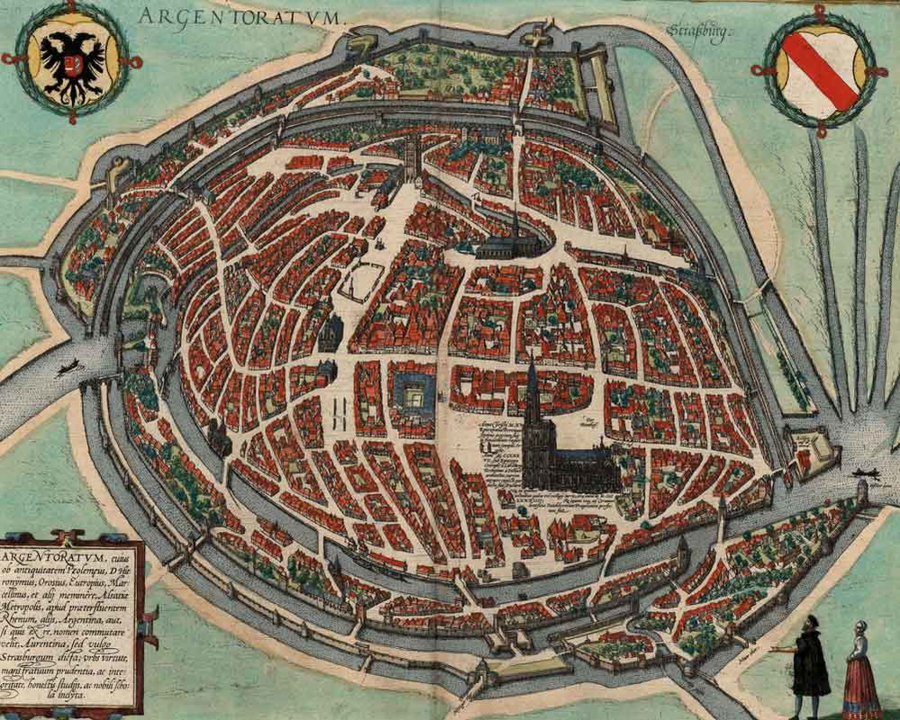 map medieval strasbourg