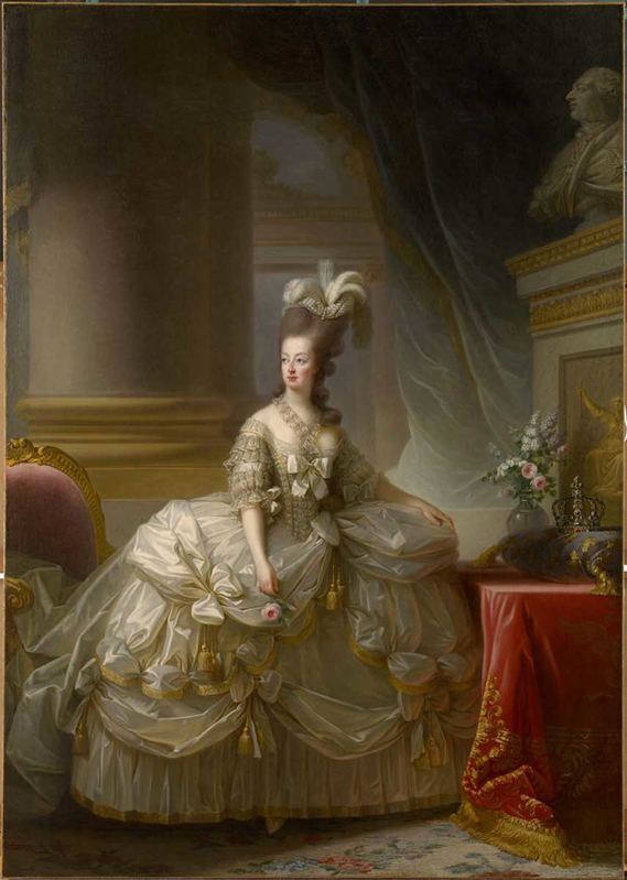 marie antoinette court dress le brun 1778