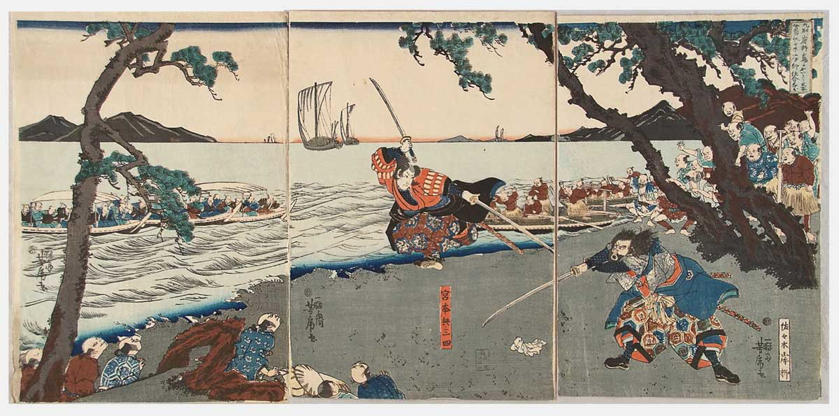 miyamoto musashi fights kojiro