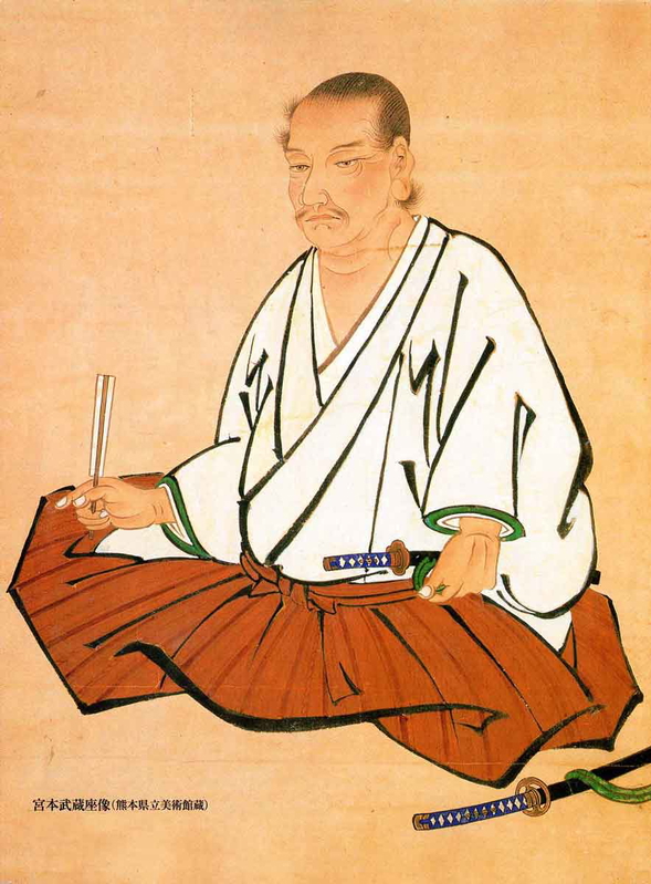 miyamoto musashi seated