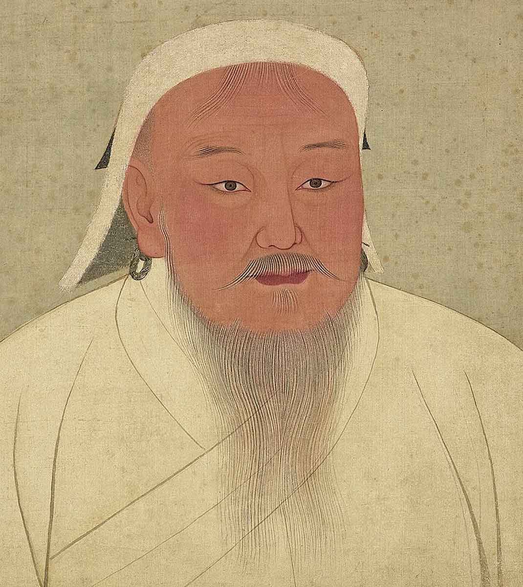 mongol genghis khan portrait