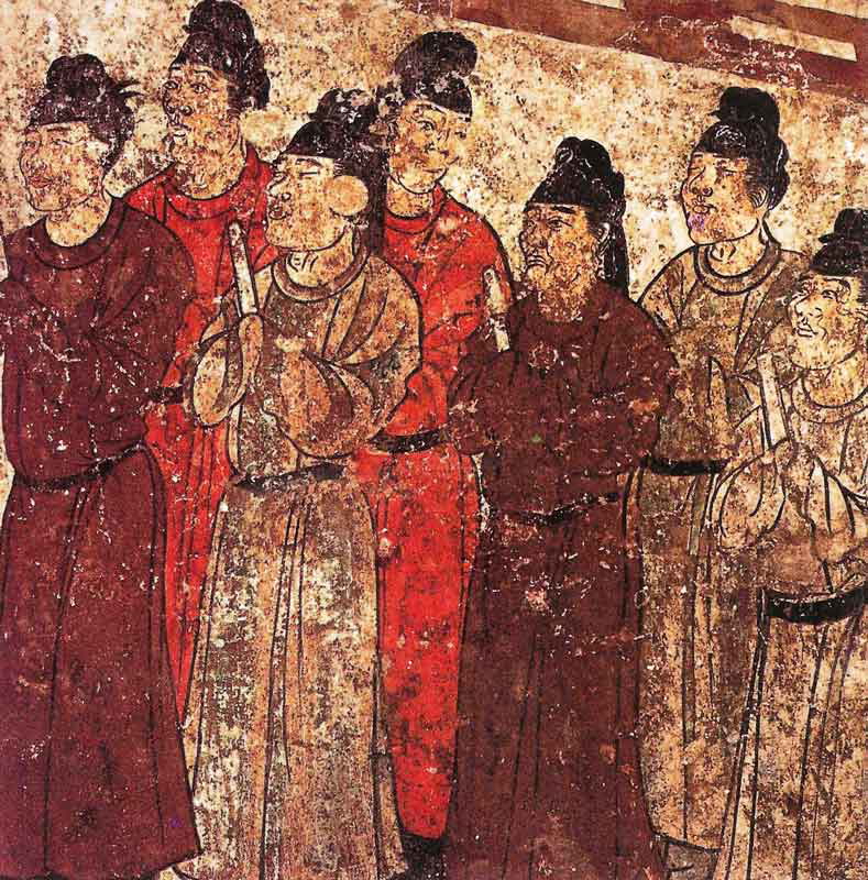 mural prince zhanghuai tomb