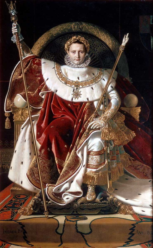 napoleon bonaparte imperial throne portrait ingres 1806