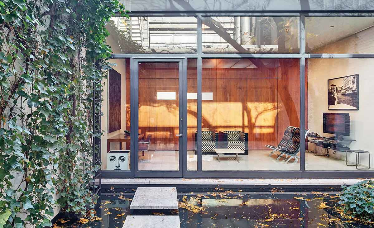 philip johnson interior rockefeller guest house
