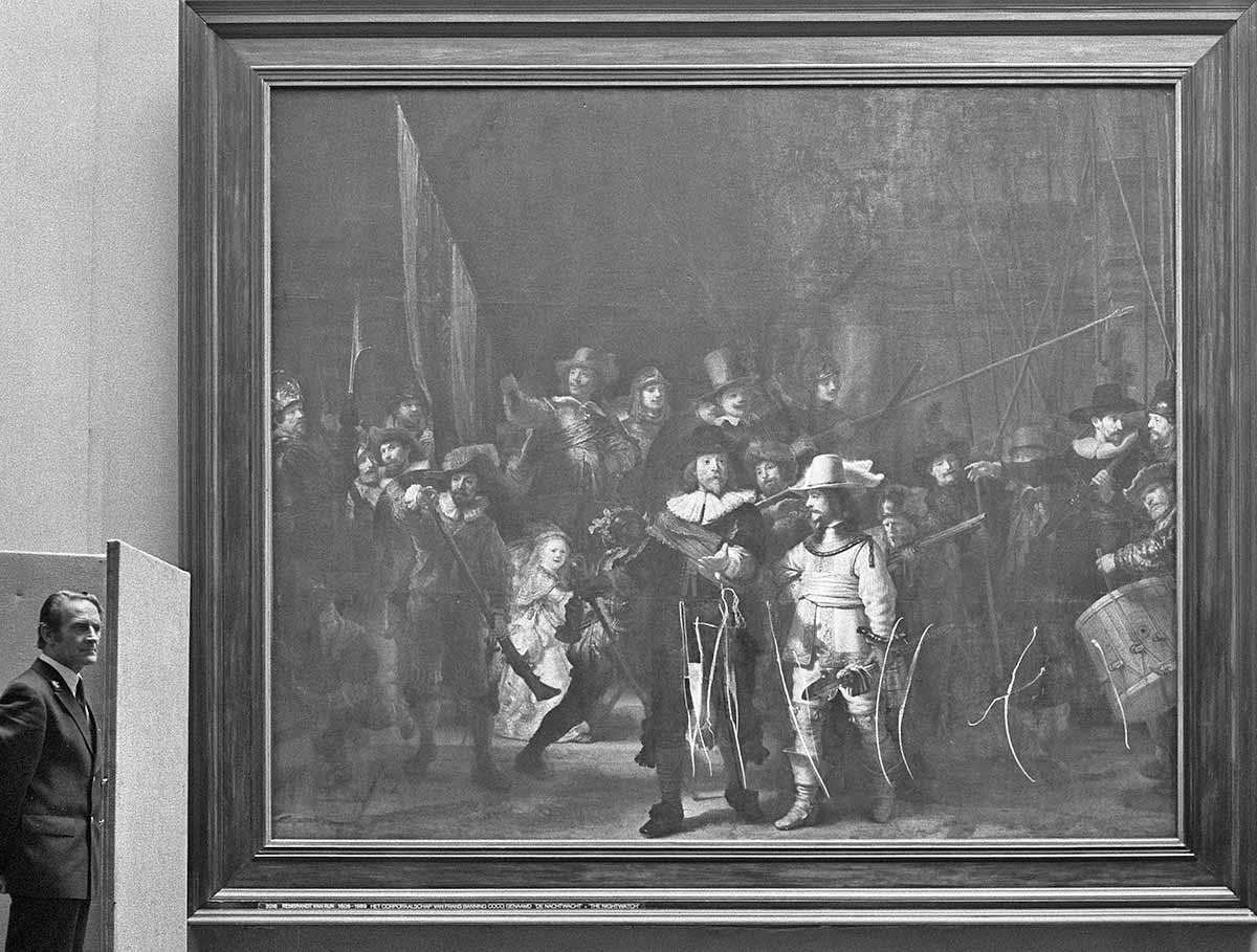 rembrandt night watch photo