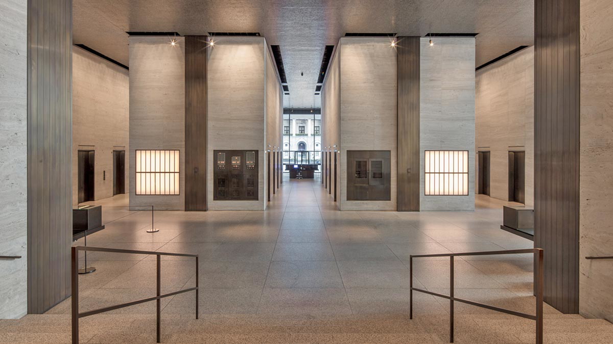 seagram building entrance hall