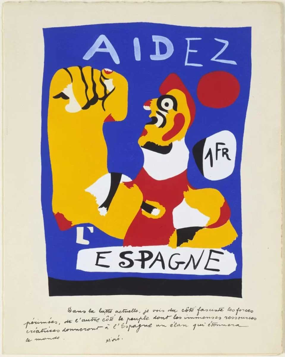 spanish civil war art aidez l_espagne