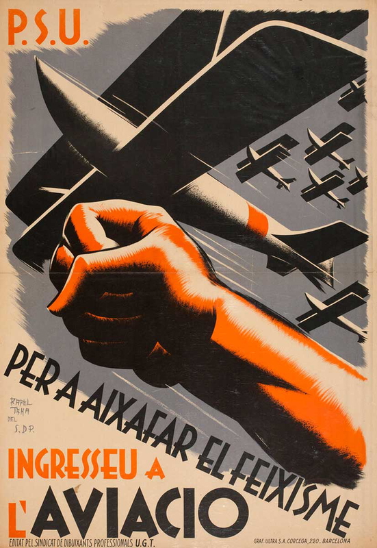 spanish civil war propaganda crush fascism