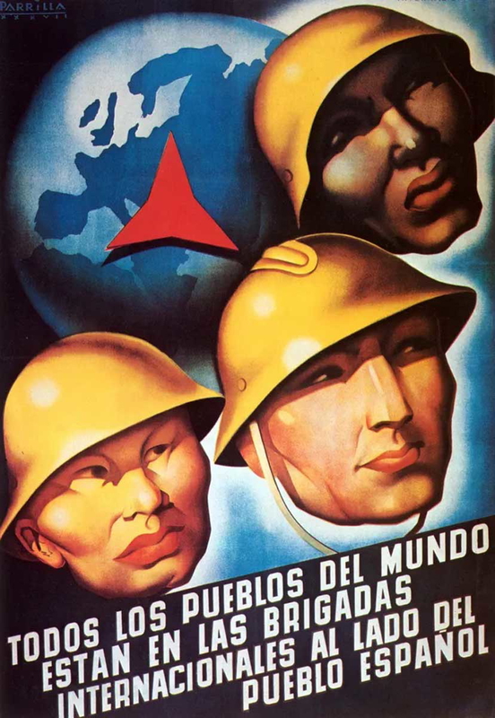 spanish civil war propaganda international brigade