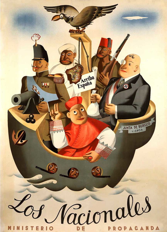 spanish civil war propaganda los nacionales
