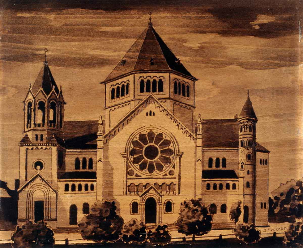 strasbourg synagogue burned